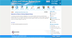 Desktop Screenshot of peltonandfellrose.nhs.uk
